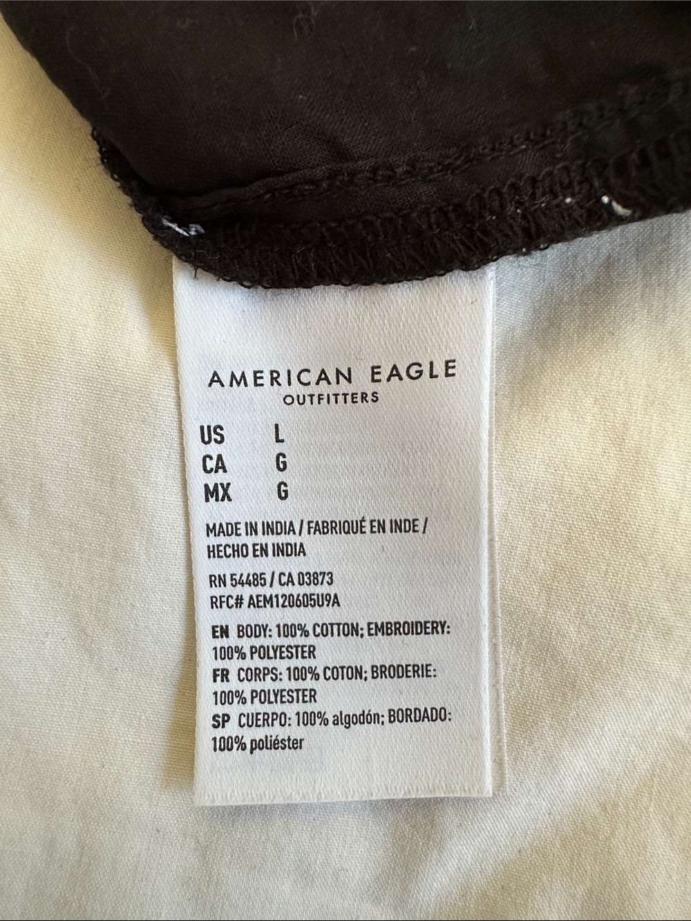 AE V-Neck Embroidered Halter Top - Picture 6 of 6